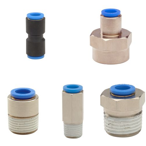 Male and Female Connectors Push to Connect Straight Fittings Janatics